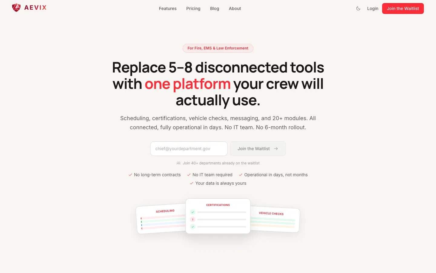 Aevix Operations screenshot